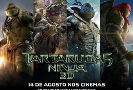 Tem brinde na estreia de 'As Tartarugas Ninja' no Cinesystem