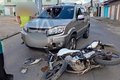 Motociclista fica ferido após colidir de frente com carro em Arapiraca