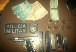 Foragido da Justiça é preso com arma e munições de uso restrito em Ouro Branco