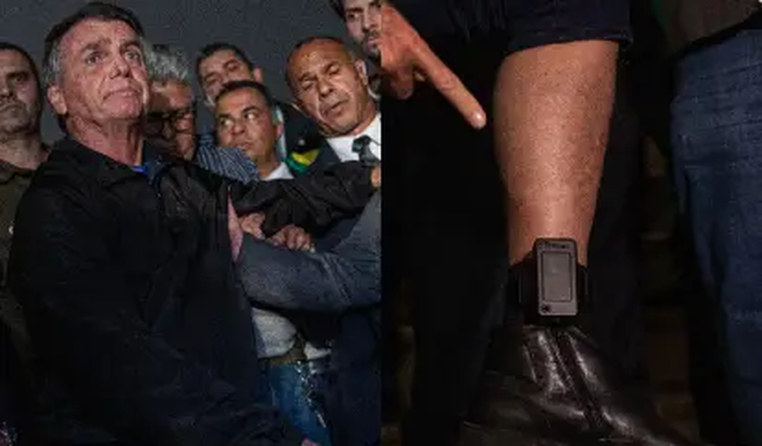 Antes de ser preso, Bolsonaro tentou violar tornozeleira eletrônica durante manifestações de apoio