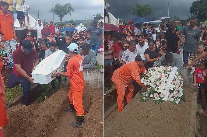Menina supostamente morta pela mãe em Rio Largo pode ter sido abusada sexualmente; corpo foi sepultado neste domingo (7)