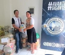 ASA distribui alimentos doados por torcedores a entidades de Arapiraca