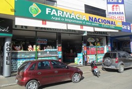 Farmácia Nacional é assaltada neste domingo, em Arapiraca