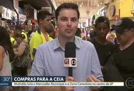 Homem grita 'Globo lixo' e repórter responde ao vivo