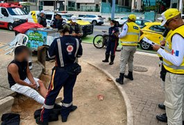 Ronda no Bairro prende motociclista embriagado após atropelamento em Maceió