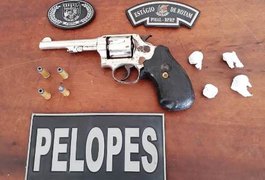 Adolescente de 16 anos é apreendido por posse ilegal de arma de fogo no Brisa do Lago, em Arapiraca