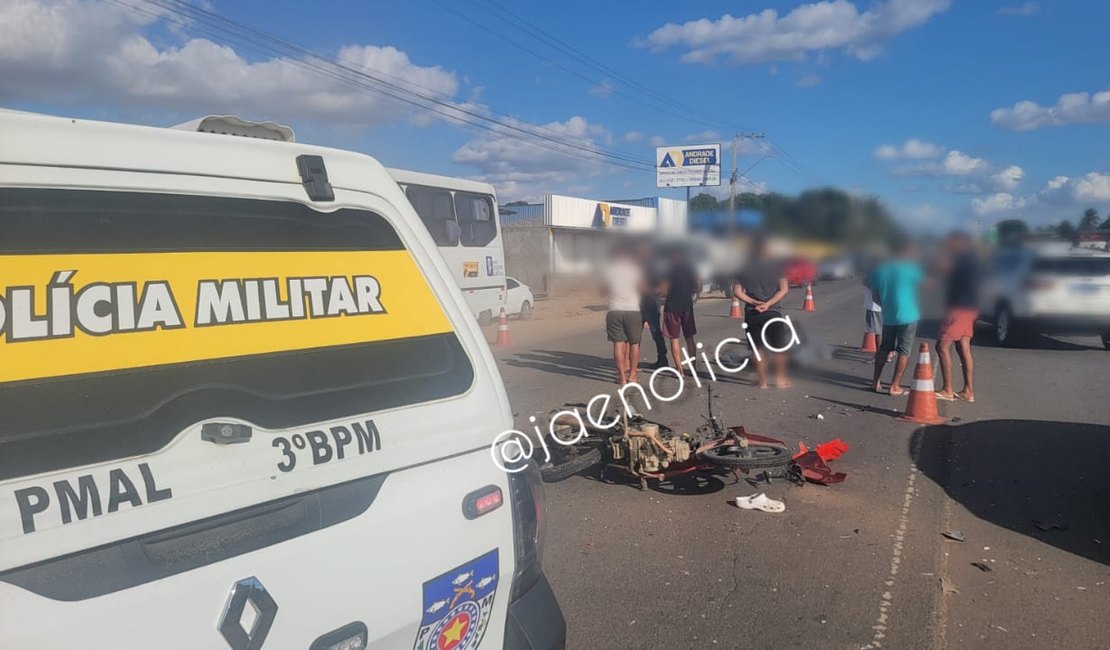 Após manhã de trabalho, padeiro morre em batida frontal no trajeto para casa em Arapiraca