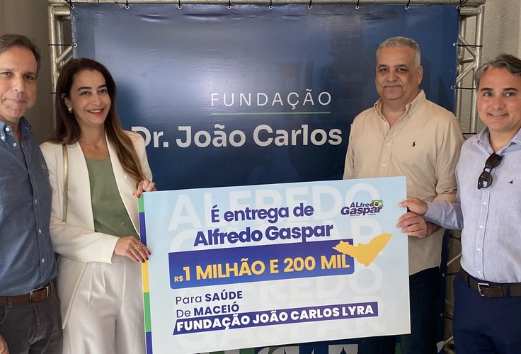 Alfredo Gaspar destina R$ 1,2 milhão para ampliar tratamentos oftalmológicos para crianças e idosos através da Fundação João Carlos Lyra