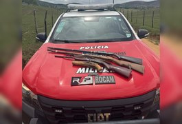 Armas artesanais são apreendidas em galpão após denúncia em Taquarana