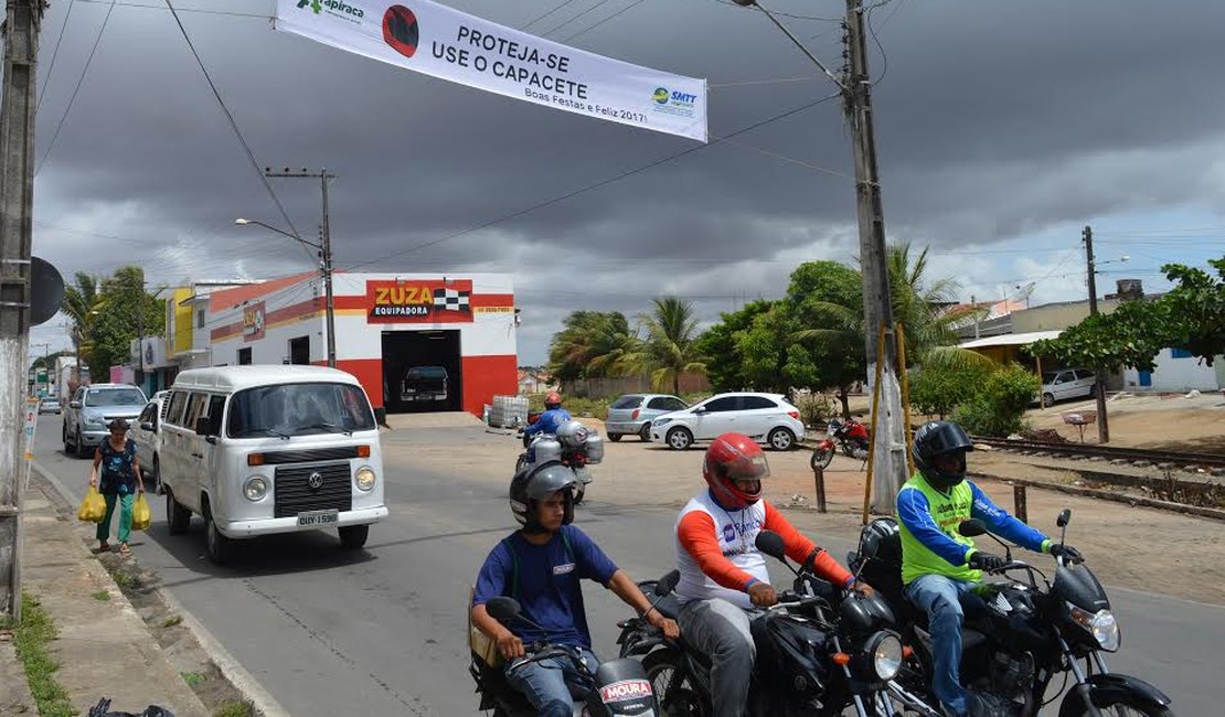 SMTT lança campanha de prevenção de acidentes e paz no trânsito nas ruas de Arapiraca