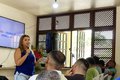 Rute Nezinho ministra palestras sobre combate à violência contra a mulher em instituições de acolhimento