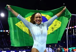 Rebeca Andrade conquista o tri no Mundial de Ginástica na Holanda