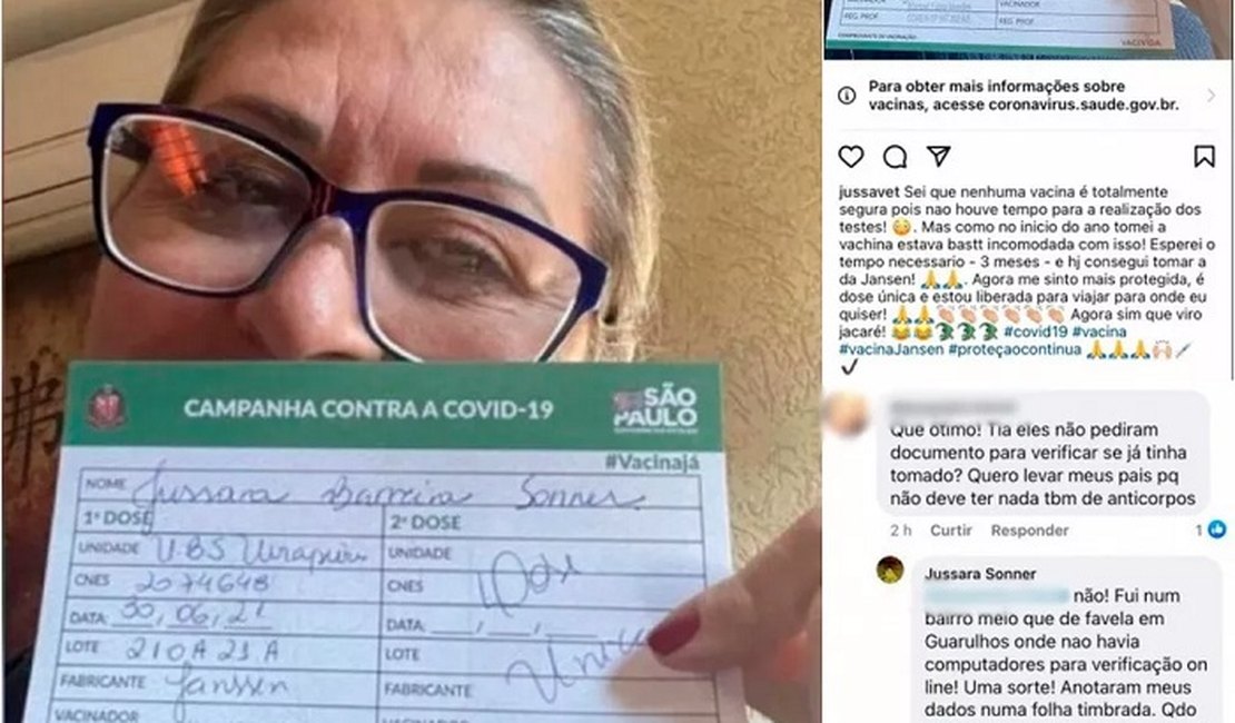 Médica veterinária burla sistema e toma três doses de vacinas contra Covid-19