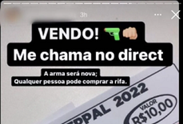 Rifa de pistola é anunciada em rede social para custear suposta formatura do curso de formação da Polícia Penal de AL