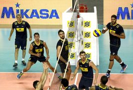 Sulamericano de vôlei: seleção brasileira faz primeiro treino em Maceió