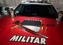 Força Tática do 8º BPM prende homem com arma de grosso calibre em Rio Largo