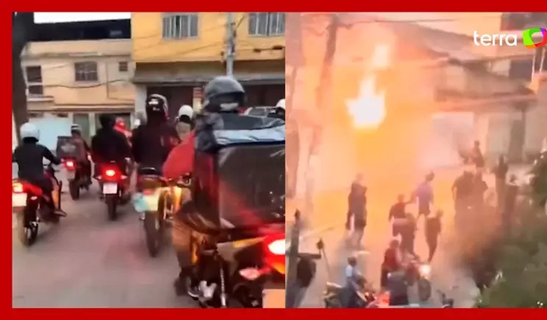 Motoboys atacam casa após entregador ser vítima de agressão no Rio de Janeiro