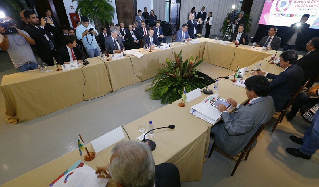 Governadores do NE se reúnem, em Maceió, para debater pauta para a Região