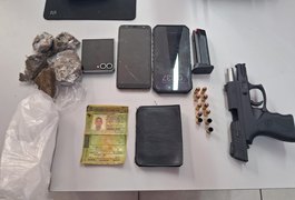 Polícia Militar intercepta e neutraliza criminoso irmão de líder do Comando Vermelho em Alagoas