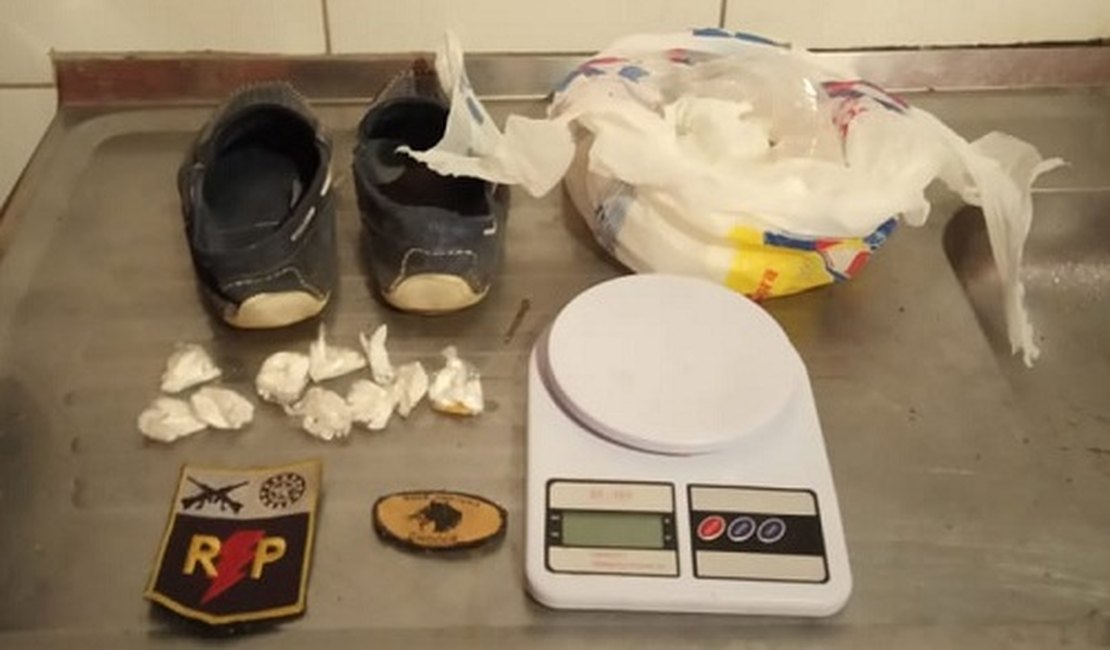 Homem é preso por tráfico de drogas no bairro Verdes Campos, em Arapiraca