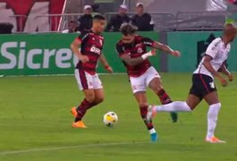 STJD acata pedido do Athletico e denuncia Gabigol e Arrascaeta por conduta violenta