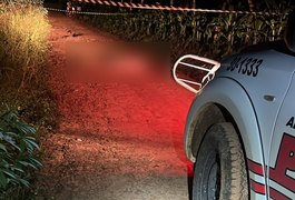 Homem de 57 anos é identificado após homicídio em estrada vicinal da zona rural de Arapiraca