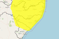 Inmet amplia alerta de chuvas intensas para todo o estado de Alagoas