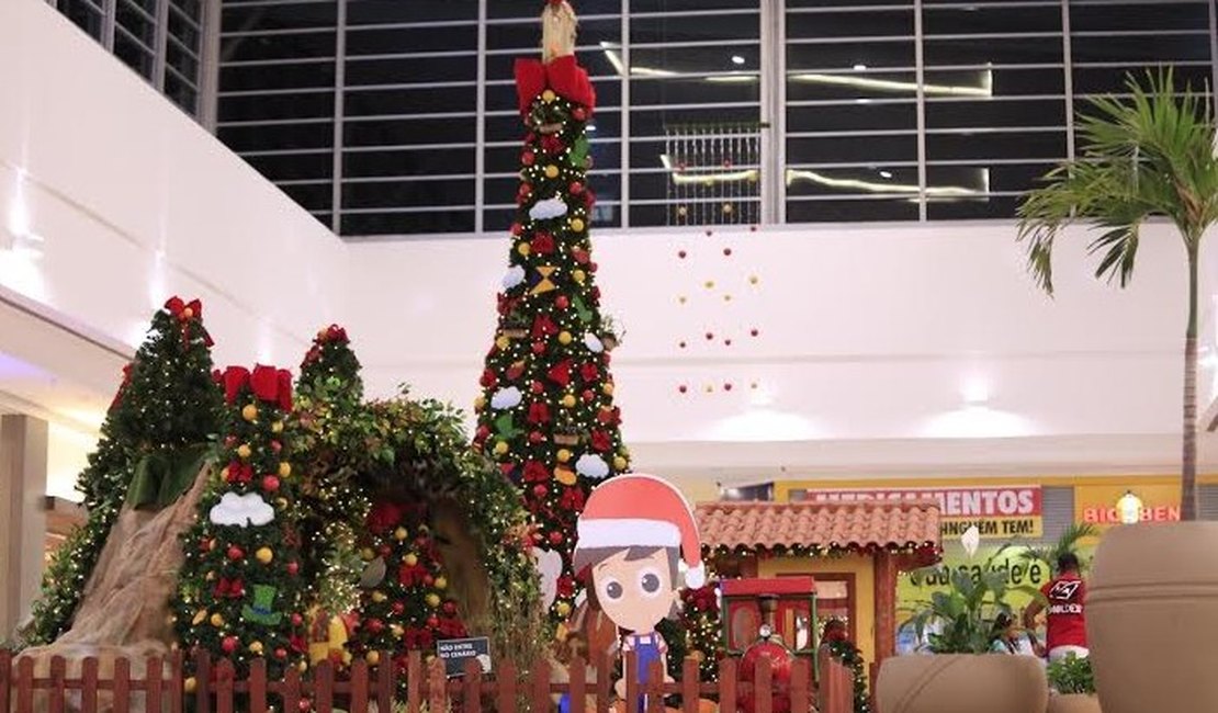 Papai Noel chega ao Arapiraca Garden Shopping neste sábado