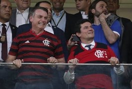 Video. Ao lado de Bolsonaro, Moro é ovacionado em jogo do Flamengo