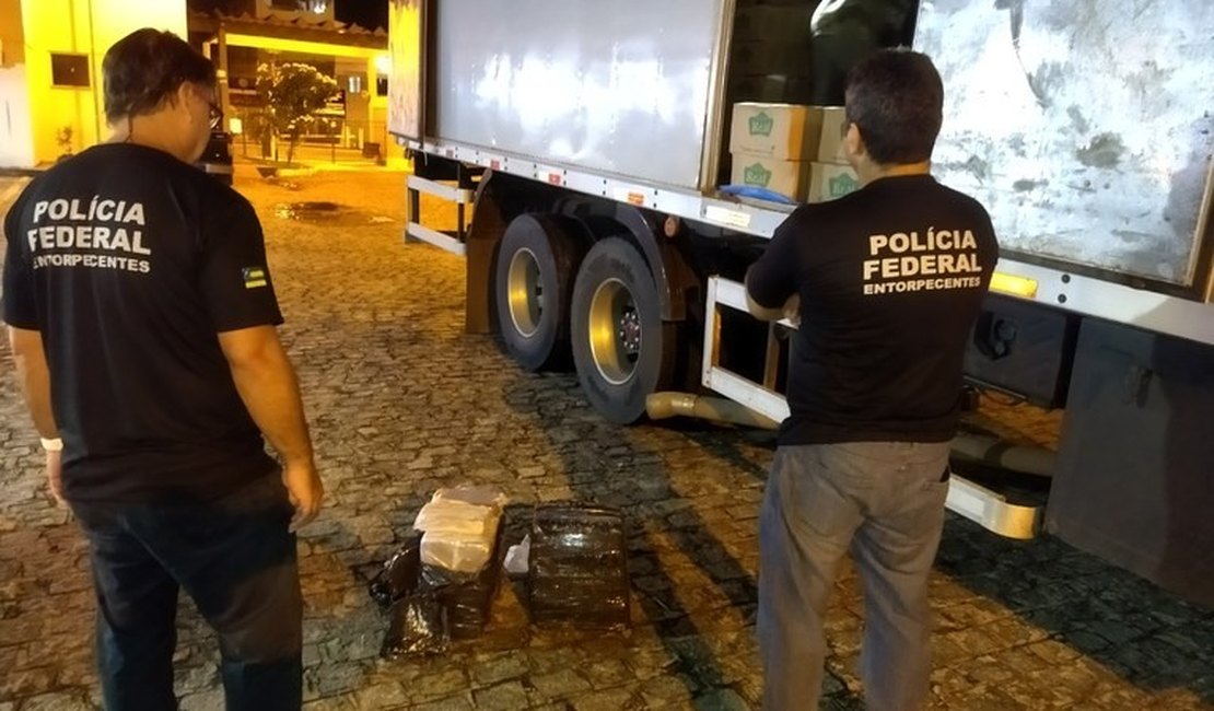 Polícia Federal apreende 50 kg de crack que seria distribuído em AL