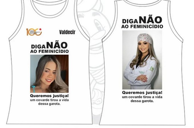 Atleta que participará da São Silvestre homenageia enfermeira assassinada em Penedo