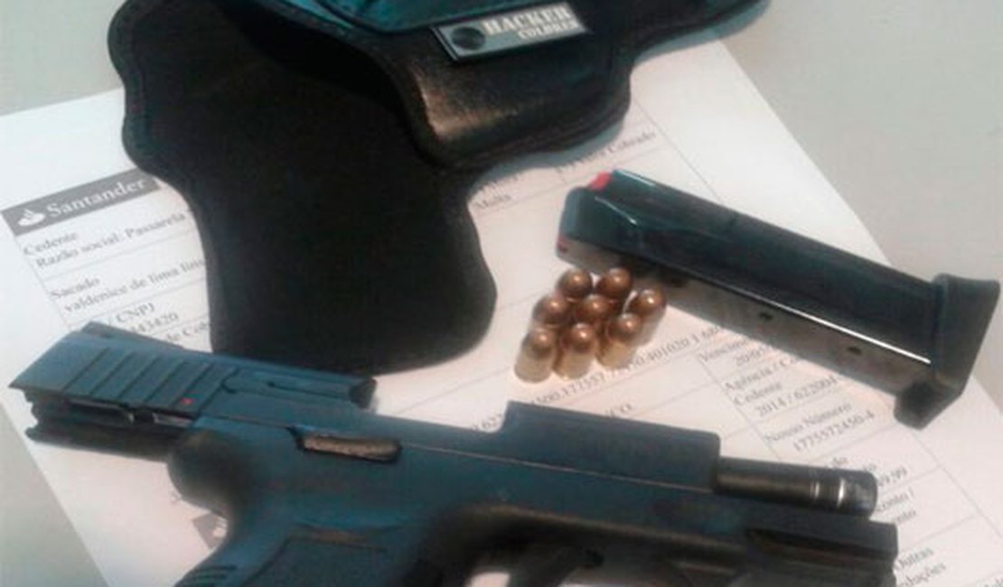 Policiais civis encontram arma deixada em banheiro do aeroporto em Maceió