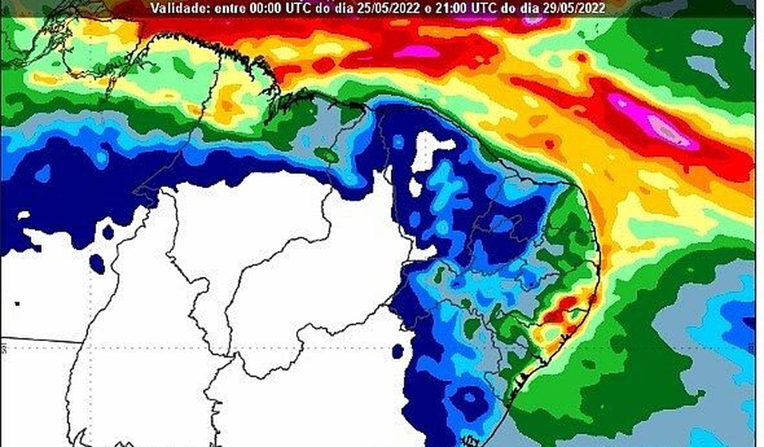 Saiba a previsão do tempo para o final de semana em todas as regiões de Alagoas