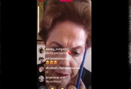 Dilma Rousseff inicia live acidentalmente no Instagram e diverte seus seguidores