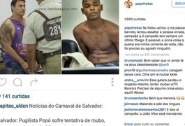 Popó é assaltado, persegue ladrão e recupera corrente em Salvador