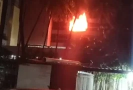 Incêndio destrói apartamento e mobiliza seis viaturas dos Bombeiros em Maceió