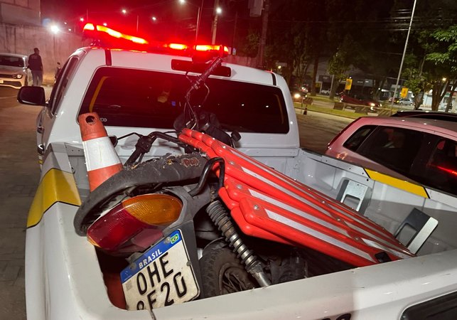 BPRv Recupera Moto Com Queixa De Roubo Durante Blitz Em Paripueira