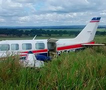 Avião com Luciano Huck e Angélica faz pouso forçado em Campo Grande-MS