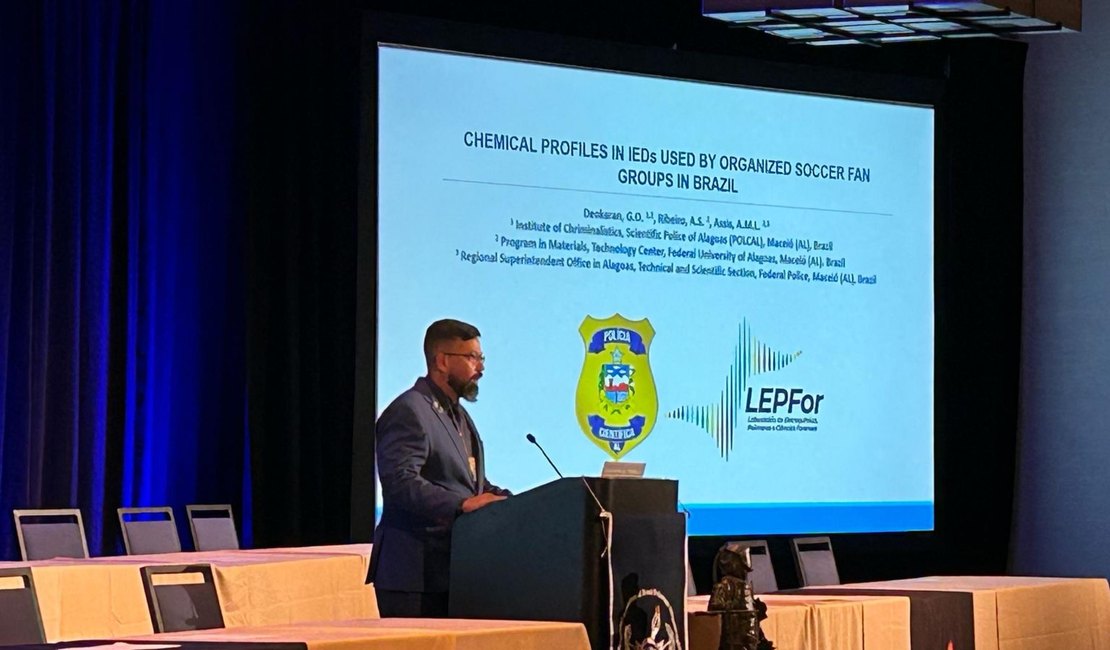 Artigo de perito da Polícia Científica de Alagoas vira capa de revista internacional especializada em explosivos