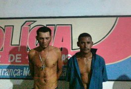 Dupla é presa com vários celulares, após denúncias em Campo Alegre