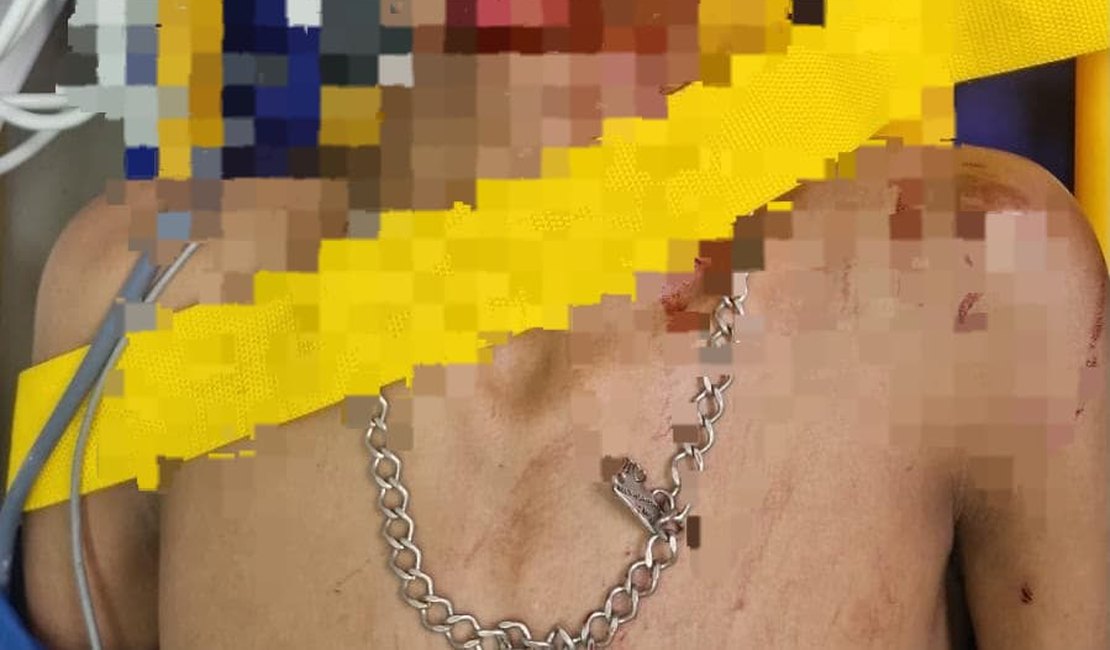 Adolescente de 16 anos é apreendido suspeito de esfaquear jovem no bairro Manoel Teles, em Arapiraca