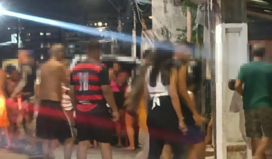 Mulher é baleada nas costas ao lado de emissora de TV em Maceió