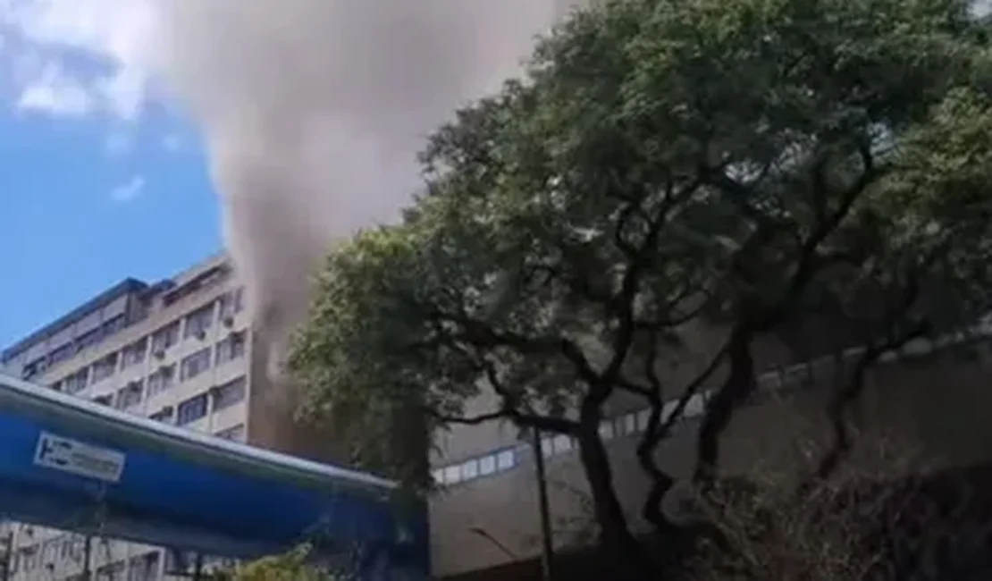 Incêndio atinge prédio do Instituto do Coração em São Paulo