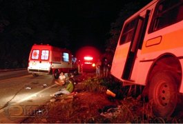 Romeiros de Arapiraca ficam feridos em acidente com ônibus no Ceará