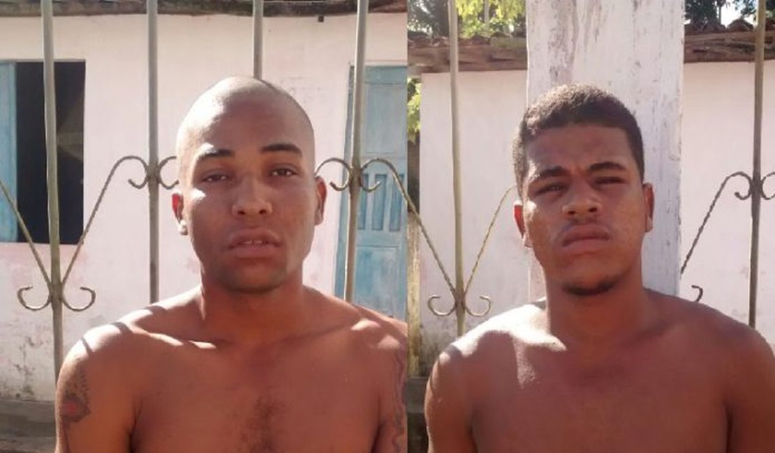PC prende em flagrante dupla por homicídio qualificado em Penedo