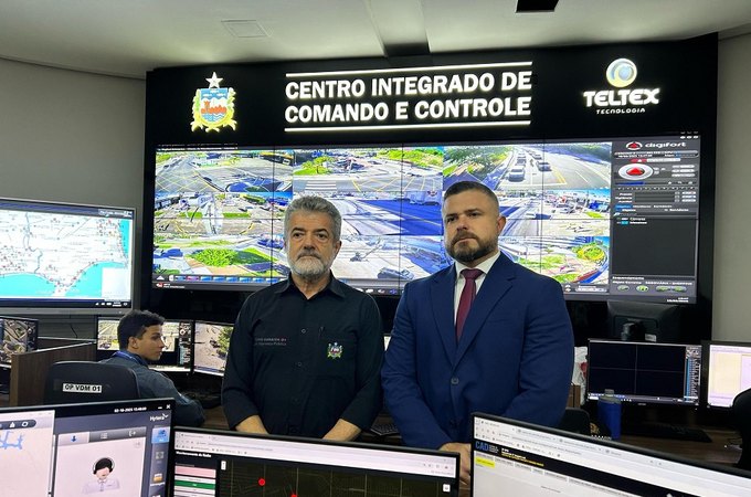 Vereador Thiago Prado visita SSP e destaca investimento do Estado em videomonitoramento