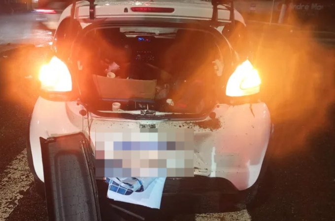 Motorista que estava dirigindo embriagado é preso em flagrante após batida em Arapiraca