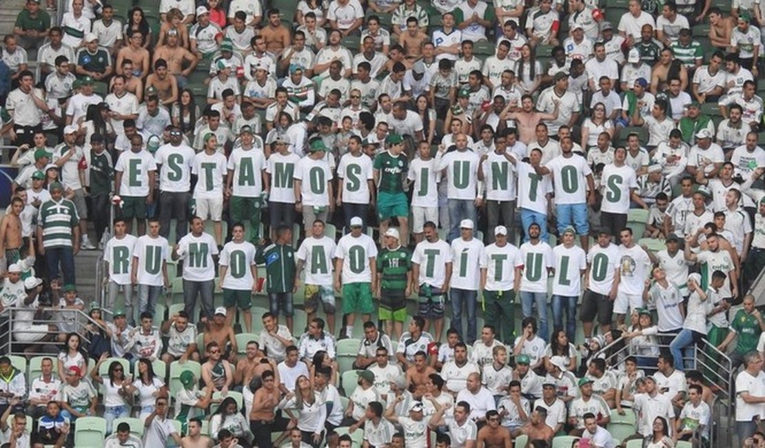 Da promessa aos aplausos: força da torcida é trunfo do Palmeiras por título