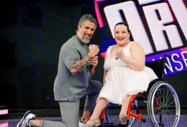 Única bailarina cadeirante de Alagoas, Bibi Amorim emociona no Caldeirão do Mion