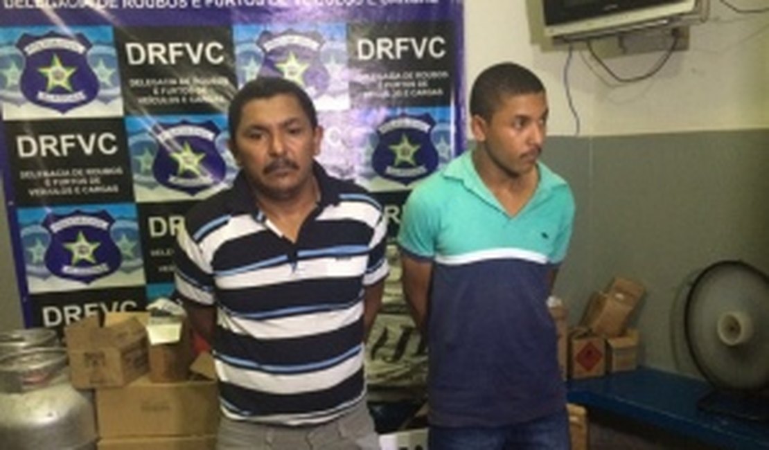 Polícia prende dupla suspeita de integrar quadrilha especializada em roubo de cargas, em AL